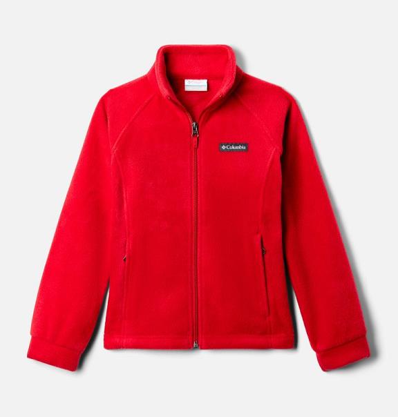 Columbia Benton Springs Fleece Jacket Girls Red USA (US2444394)